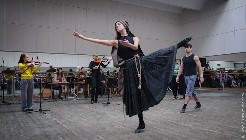 Репетиция Белорусского государственного хореографического ансамбля «Харошкі»